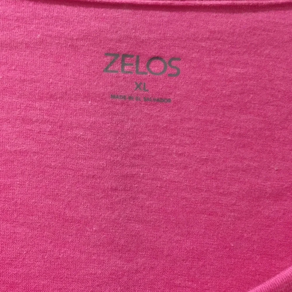 Zelos Active V-Neck Long-Sleeve Pink - XL NWT